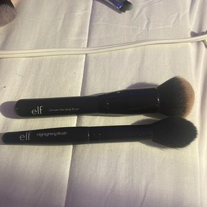 Two Elf Makeup Brushes. One Blending One Highlight